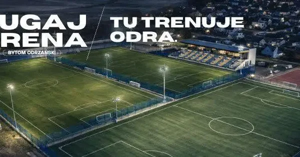 Sandecja Nowy Sącz trenuje na obiekcie w Bytomiu Odrzańskim przed meczem ze Świtem Szczecin