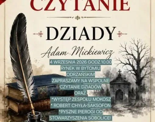 Narodowe Czytanie „Dziadów” w Bytomiu Odrzańskim – 4 września na rynku