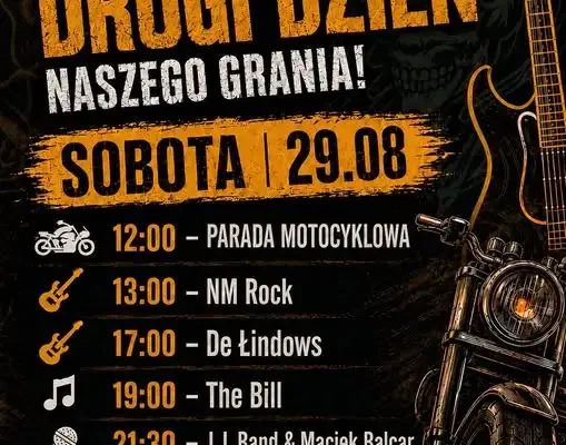 Bluesobranie w Nowym Miasteczku: parada motocykli i koncerty na zakończenie wakacji