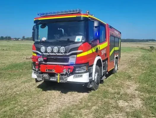 Pożar traw w Popowie – interwencja strażaków z Bytomia Odrzańskiego