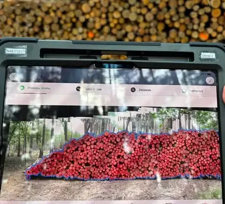 Nadleśnictwo Nowa Sól stawia na cyfryzację: tablet zamiast taśmy w pomiarach drewna