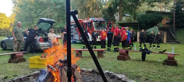 Młodzież z OSP Kolsko zdobywała survivalowe umiejętności na obozie MDP