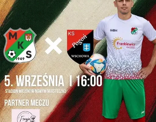 Piłkarska sobota w Nowym Miasteczku: MKS zmierzy się z Pogonią Wschowa