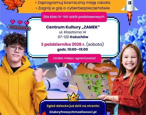 Bezpłatne warsztaty z programowania i robotyki dla dzieci z Kożuchowa