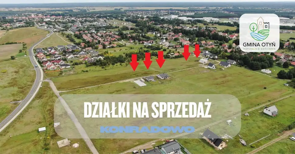 Konradów: przetarg na pięć działek budowlanych już 23 września