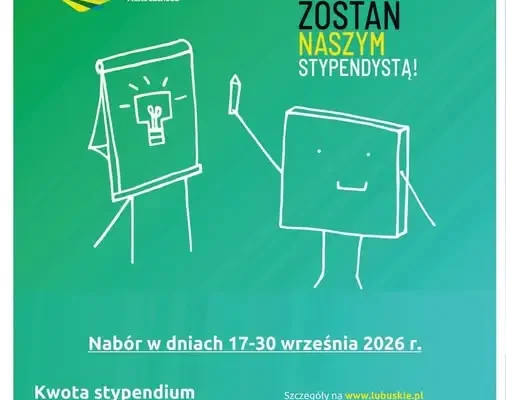 Lubuskie Talenty 2026/2027 – rusza nabór wniosków o stypendium dla uczniów