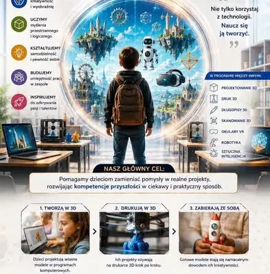 Nowa Sól: uczniowie SP1 poznawali druk 3D, roboty i VR podczas Dnia Technologicznego