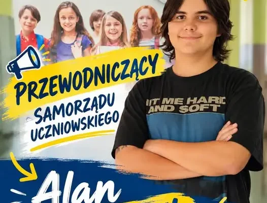 Alan Owczarek nowym przewodniczącym Samorządu Uczniowskiego w Szkole Podstawowej nr 1 w Kożuchowie