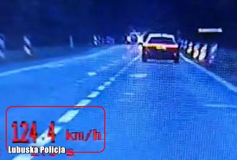 124 km/h przy ograniczeniu do 60. 43-latek z Przyborowa stracił prawo jazdy