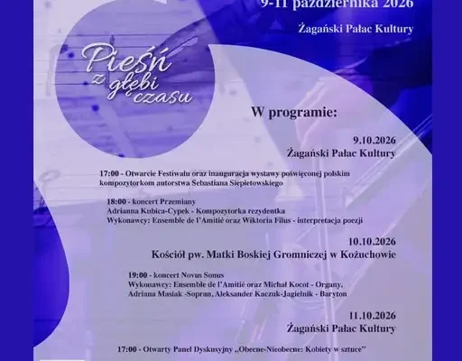II Festiwal Muzyki Polskich Kompozytorek – koncert w Kożuchowie już 10 października