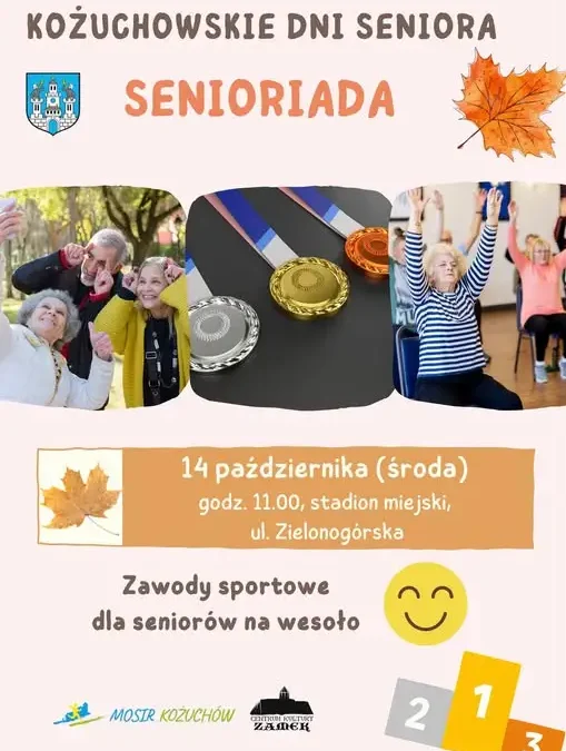 Kożuchowskie Dni Seniora: Senioriada na stadionie już 14 października
