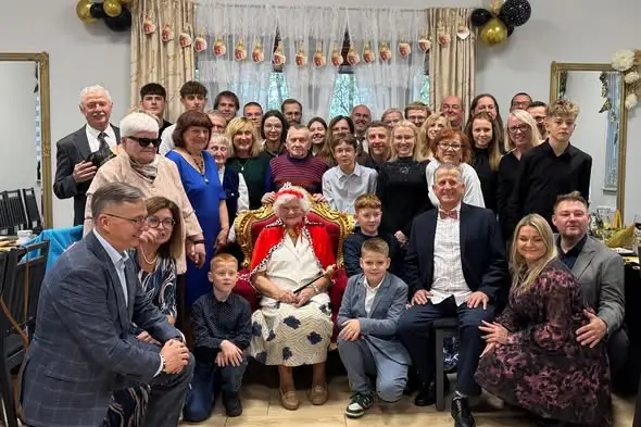 Piękne Kąty: Pani Bronisława Słomian świętowała 95. urodziny