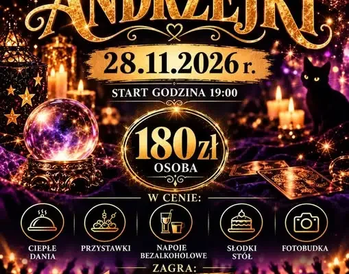 Zabawa andrzejkowa w Nowym Miasteczku – OSP i KGW „Florianki” zapraszają