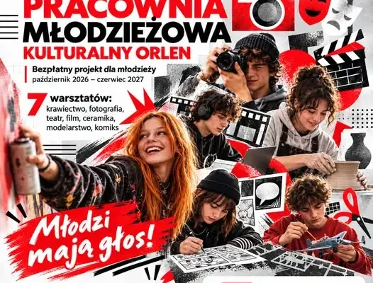 Nowosolski Dom Kultury zaprasza młodzież na bezpłatne warsztaty w ramach projektu „Otwarta Pracownia Młodzieżowa”