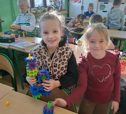 Kolorowa matematyka z klockami Korbo w klasie 1c