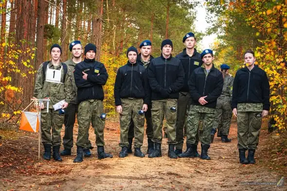 Bieg na orientację dla klas mundurowych z Żagania i Nowego Miasteczka